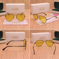 Sunglasses For Men With Yellow Candy Glass & Black Frame 3026 Aviator Sunglass By Sunglasses Deal