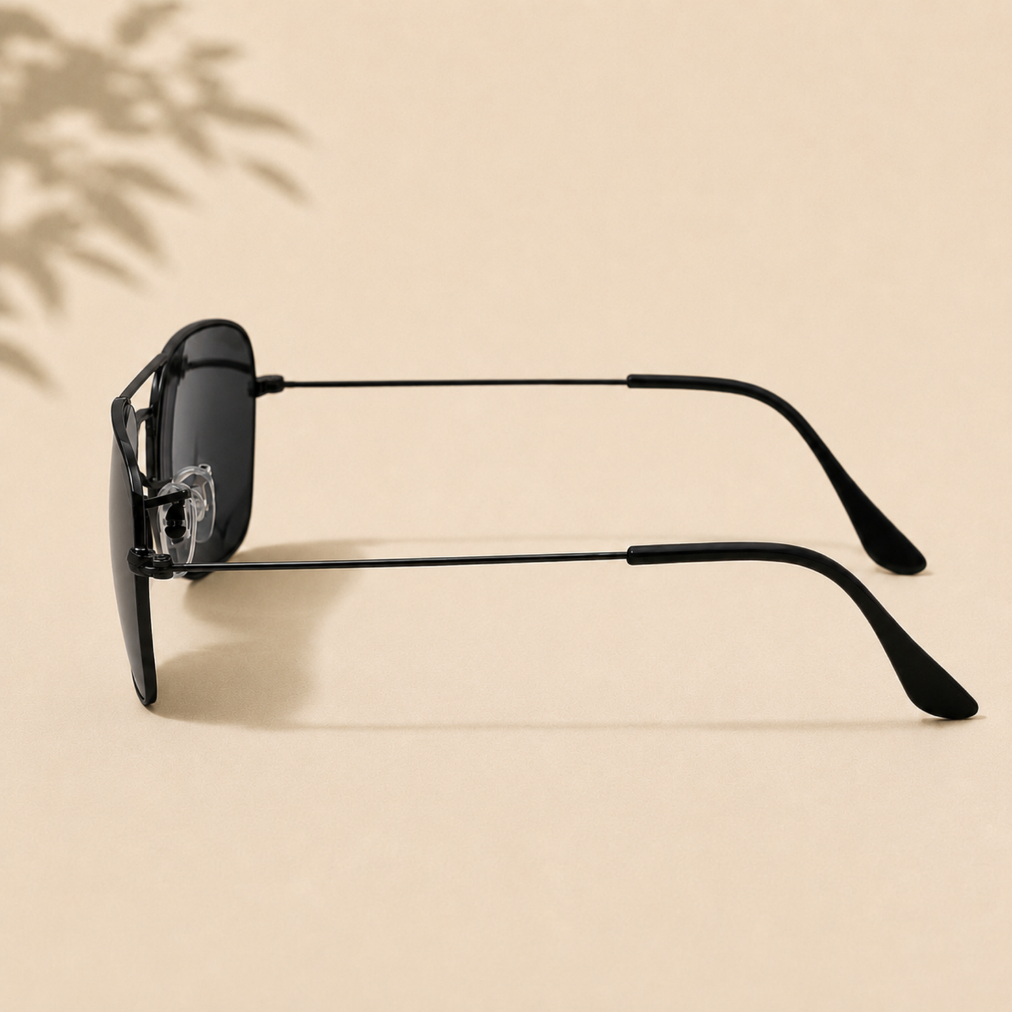 Sunglasses For Men With Black Glass & Black Frame 3136 Square Sunglass By Sunglasses Deal