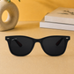 Sunglasses For Men With Black Glass & Black Frame 4195 Square Sunglass By Sunglasses Deal