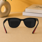 Sunglasses For Men With Black Glass & Black Frame 4195 Square Sunglass By Sunglasses Deal