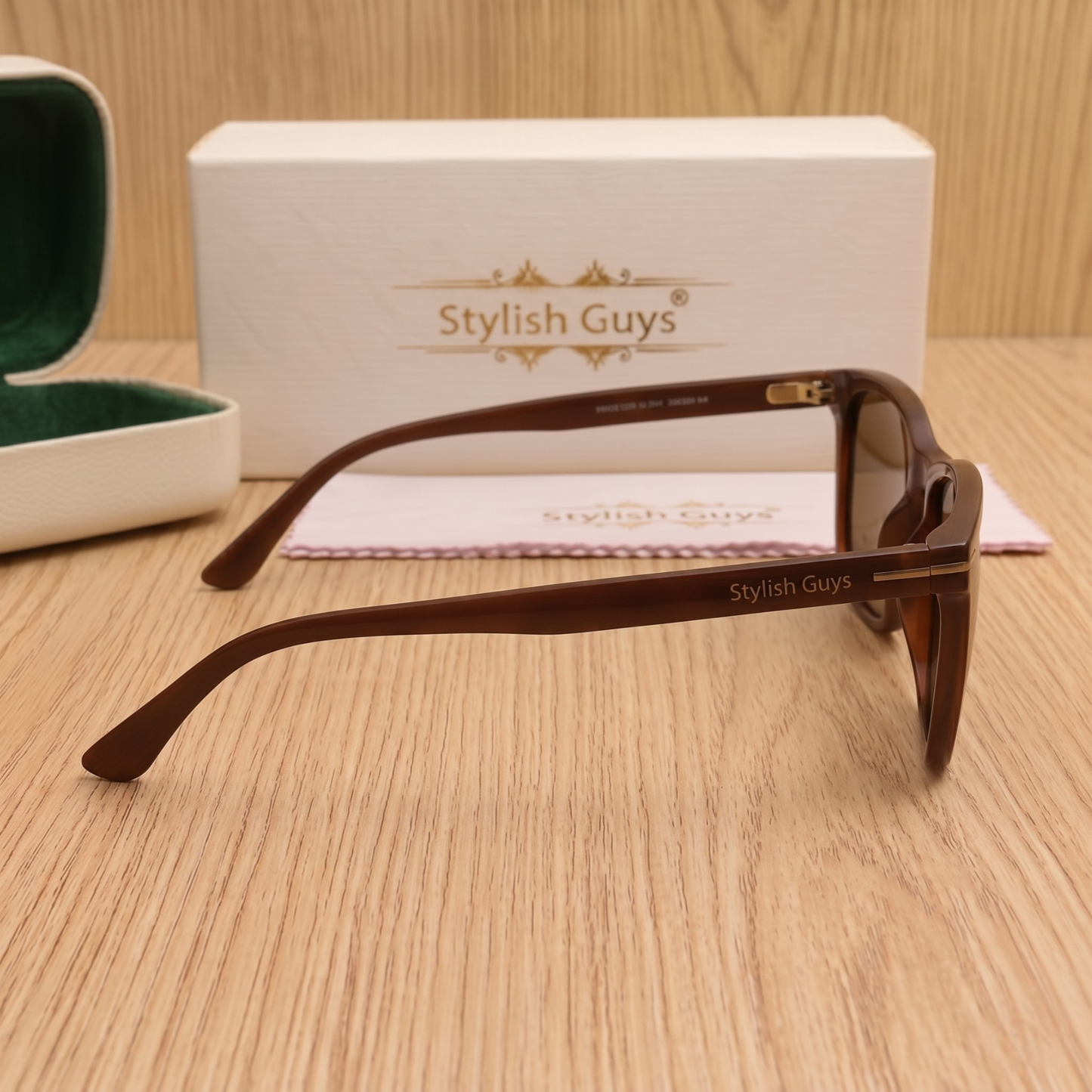 Sunglasses For Men With Brown Glass & Brown Frame 4708 Square Sunglass By Sunglasses Deal
