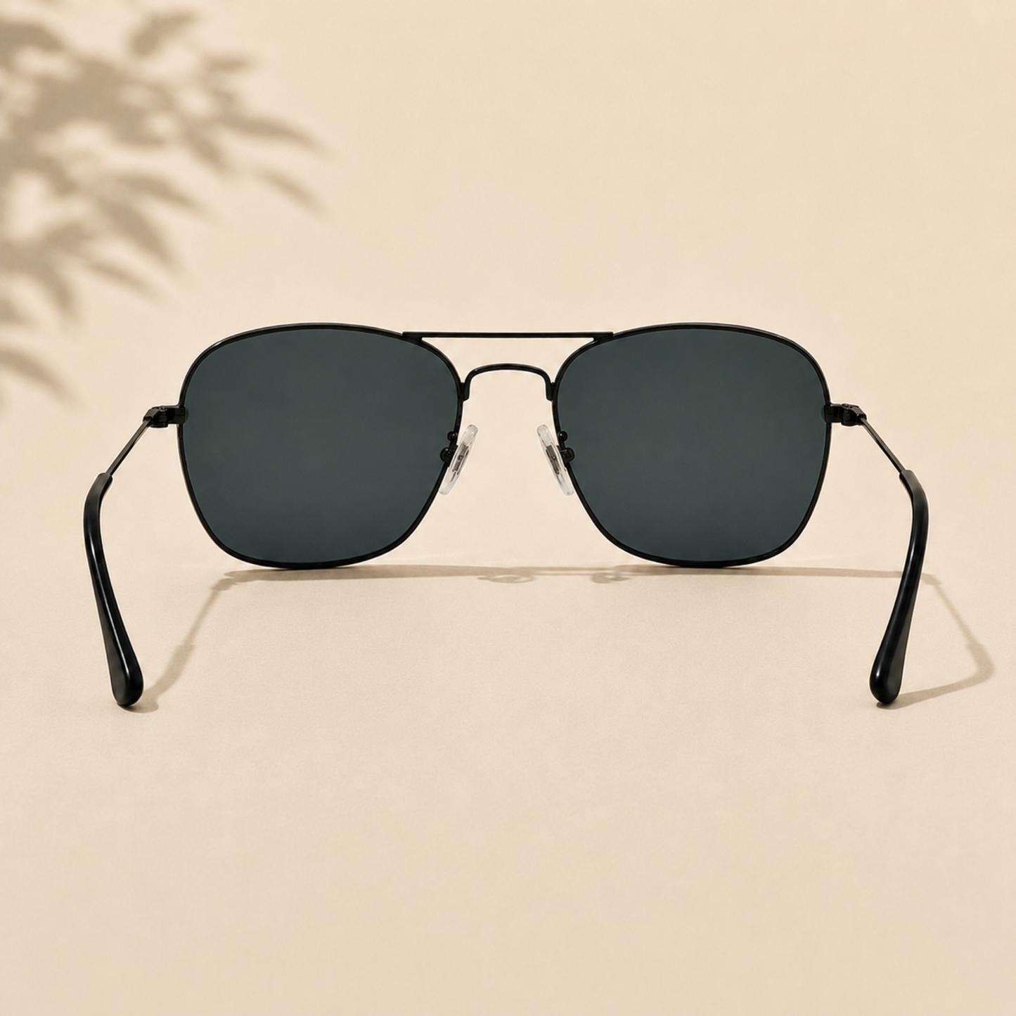 Sunglasses For Men With Black Glass & Black Frame 3136 Square Sunglass By Sunglasses Deal