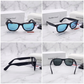 Sunglasses For Men With Aqua Blue Mercury Glass & Black Frame 2140 Wayfarer Sunglass By Sunglasses Deal