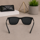 Sunglasses For Men With Black Glass & Black Frame 4287 Square Sunglass By Sunglasses Deal