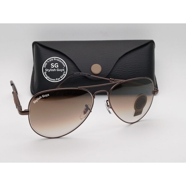 Top Trendy Hot New Stylish Attractive Brown Shade & Brown 3517 Evergreen UV Protected Sunglasses For King's Men & Women