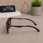 Sunglasses For Men With Brown Shade Glass & Black Frame 4287 Square Sunglass By Sunglasses Deal