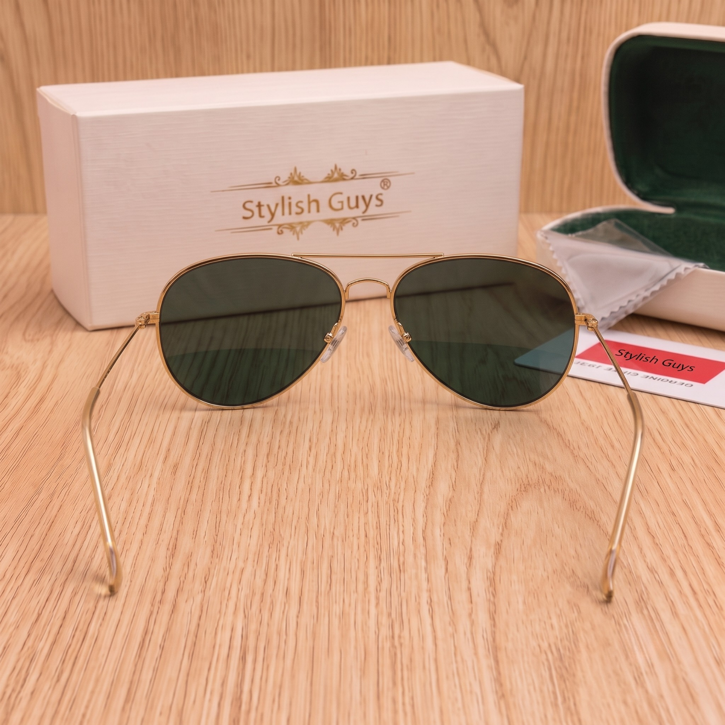 Sunglasses For Men With Black Glass & Golden Frame 3026 Aviator Sunglass By Sunglasses Deal