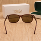 Sunglasses For Men With Brown Glass & Brown Frame 4708 Square Sunglass By Sunglasses Deal