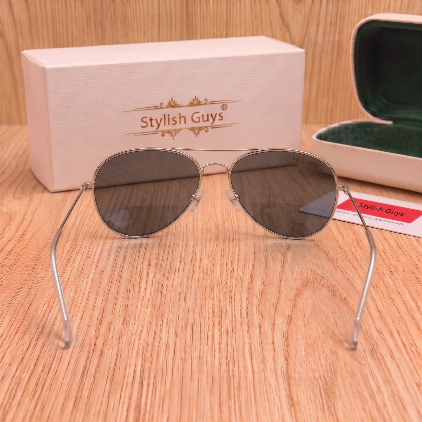 Sunglasses For Men With Silver Mercury Glass & Silver Frame 3026 Aviator Sunglass By Sunglasses Deal