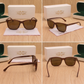 Sunglasses For Men With Brown Glass & Brown Frame 4708 Square Sunglass By Sunglasses Deal
