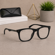 Sunglasses For Men With Clear Glass & Black Frame 4287 Square Sunglass By Sunglasses Deal