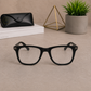 Sunglasses For Men With Clear Glass & Black Frame 4287 Square Sunglass By Sunglasses Deal