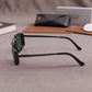 Sunglasses For Men With Green Glass & Black Frame 4413 Square Sunglass By Sunglasses Deal