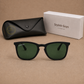 Sunglasses For Men With Green Glass & Black Frame 4221 Square Sunglass By Sunglasses Deal