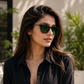 Sunglasses For Men With Green Glass & Black Frame 4221 Square Sunglass By Sunglasses Deal