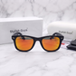 Sunglasses For Men With Orange Mercury Glass & Black Frame 2140 Wayfarer Sunglass By Sunglasses Deal
