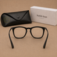 Sunglasses For Men With Clear Glass & Black Frame 4221 Square Sunglass By Sunglasses Deal