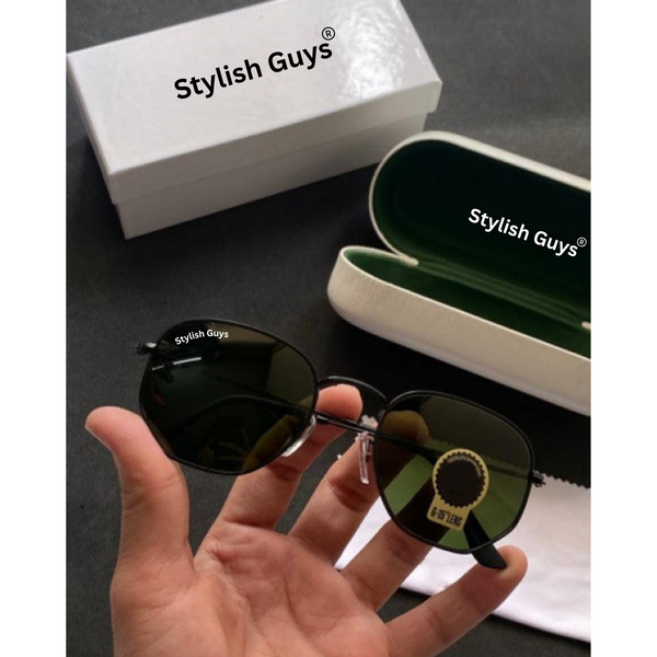 Top Trendy Hot New Stylish Attractive Green & Black 3548 Evergreen UV Protected Sunglasses For King's Men & Women