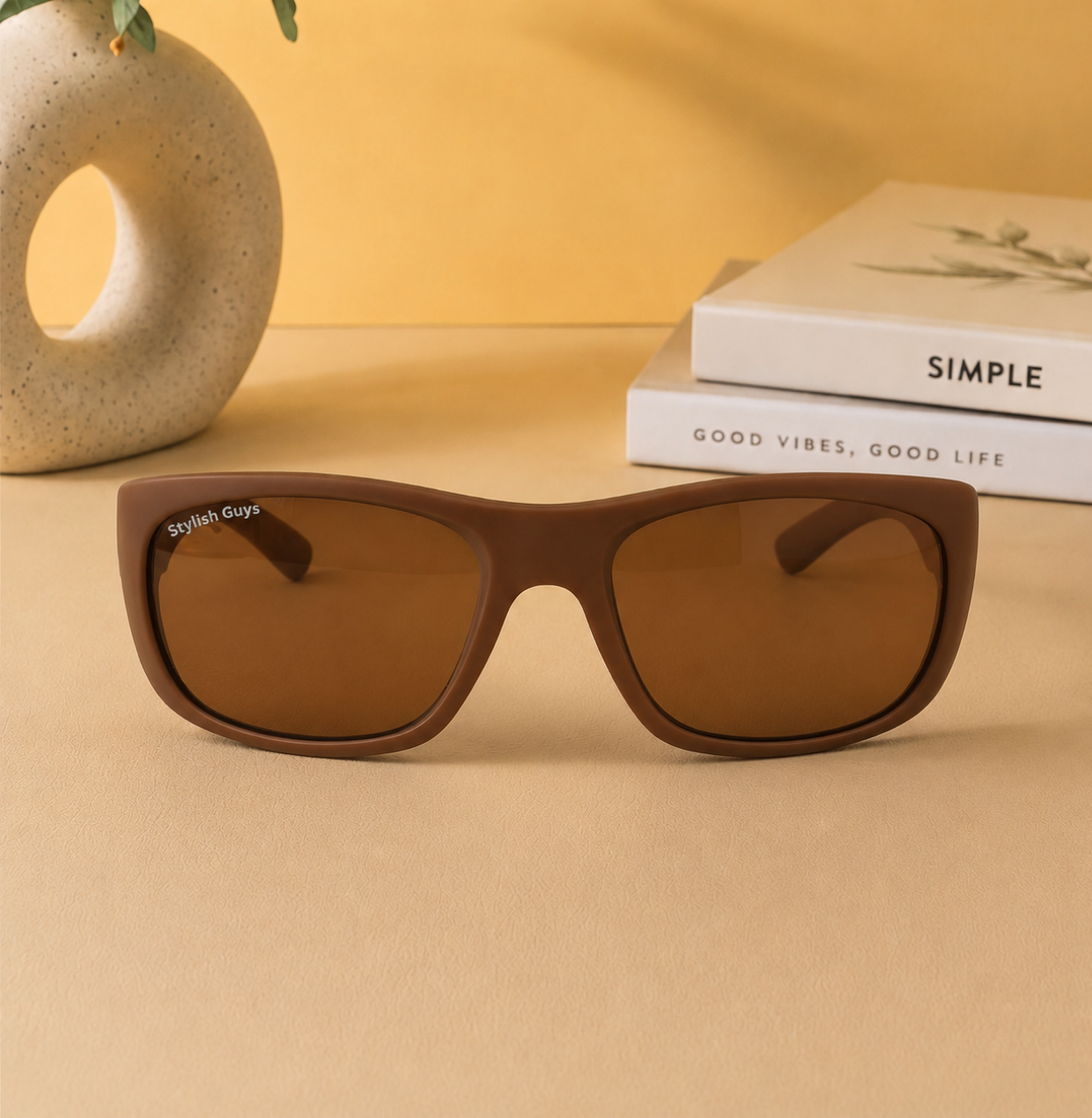 Sunglasses For Men With Brown Glass & Brown Frame 2053 Sport Sunglass By Sunglasses Deal