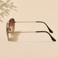 Sunglasses For Men With Brown Shade Glass & Brown Frame 3136 Square Sunglass By Sunglasses Deal