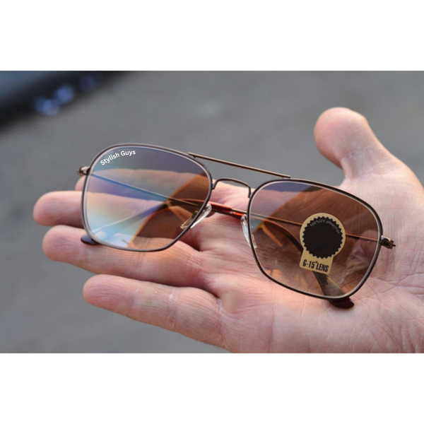 Top Trendy Hot New Stylish Attractive Brown Shade & Brown 3136 Evergreen UV Protected Sunglasses For King's Men & Women