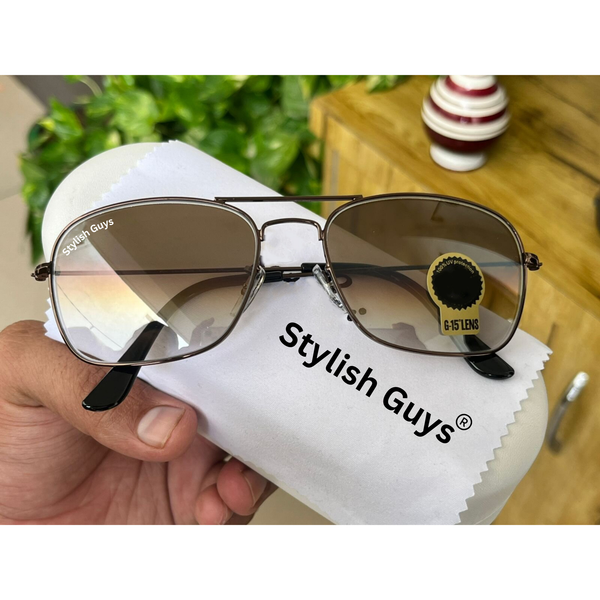 Top Trendy Hot New Stylish Attractive Brown Shade & Brown 3136 Evergreen UV Protected Sunglasses For King's Men & Women