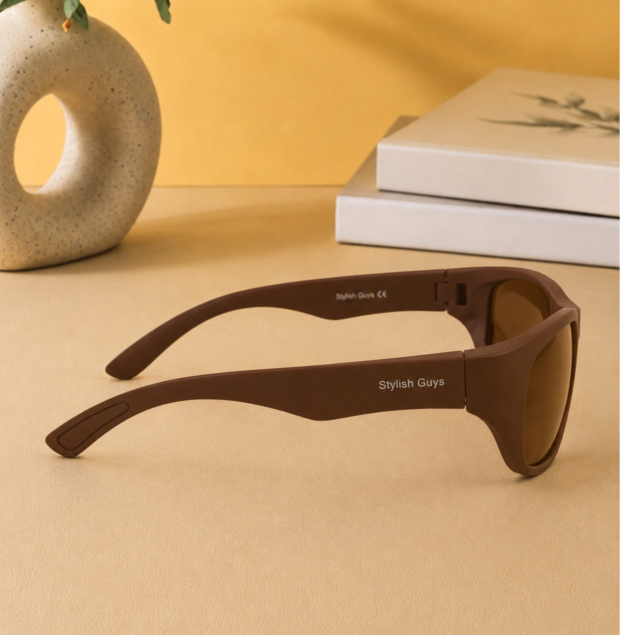 Sunglasses For Men With Brown Glass & Brown Frame 2053 Sport Sunglass By Sunglasses Deal