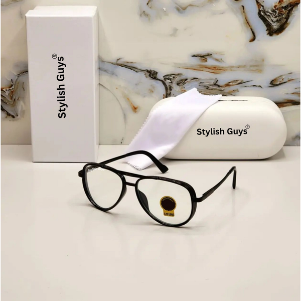 Top Trendy Hot New Stylish Attractive Clear & Black 4414 Evergreen UV Protected Sunglasses For King's Men & Women