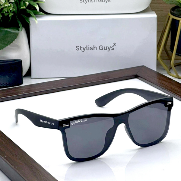 New Fancy Square Trending Latest Fixed Nosed With Metal Frame Hot Favorite Sunglass For Men, Women & Unisex. ( SG - 650 )