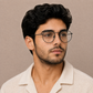 Sunglasses For Men With Clear Glass & Black Frame 3447 Panto Round Sunglass By Sunglasses Deal