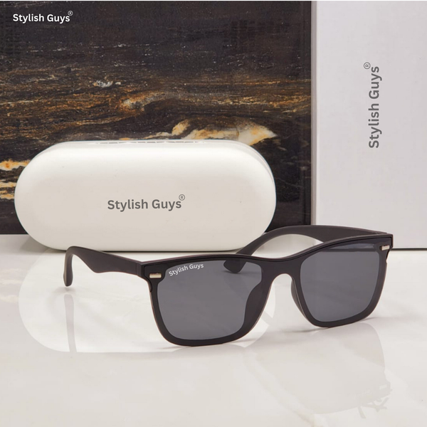 New Fancy Square Trending Latest Fixed Nosed With Metal Frame Hot Favorite Sunglass For Men, Women & Unisex. ( SG - 4487 )