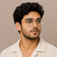 Sunglasses For Men With Clear Glass & Golden Frame 3447 Panto Round Sunglass By Sunglasses Deal