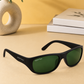 Sunglasses For Men With Green Glass & Black Frame 2053 Sport Sunglass By Sunglasses Deal