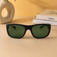 Sunglasses For Men With Green Glass & Black Frame 2053 Sport Sunglass By Sunglasses Deal