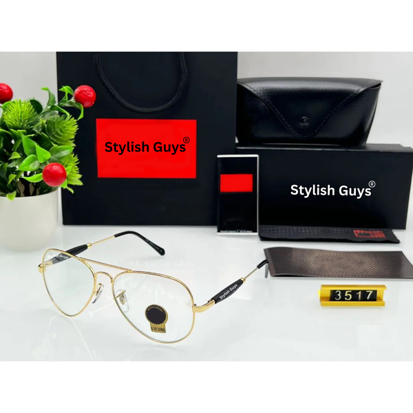 New Fancy Latest Flexible Nosed Trending Oval With Spring Ingis Flexible Frame Hot Favourite Sunglass For Men, Women & Unisex. ( SG - 3517 )