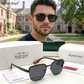 Sunglasses For Men With Black Glass & Black Frame 07 Square Polarized Sunglass By Sunglasses Deal