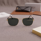 Sunglasses For Men With Black Glass & Golden Frame 1208 Square Sunglass By Sunglasses Deal