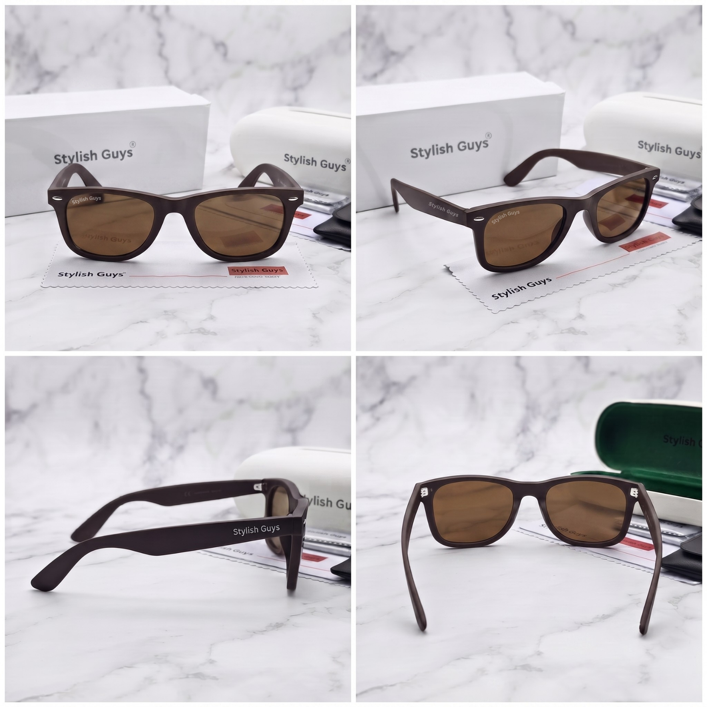 Sunglasses For Men With Brown Glass & Brown Frame 2140 Wayfarer Sunglass By Sunglasses Deal