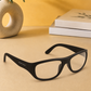 Sunglasses For Men With Clear Glass & Black Frame 2053 Sport Sunglass By Sunglasses Deal