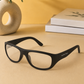 Sunglasses For Men With Clear Glass & Black Frame 2053 Sport Sunglass By Sunglasses Deal