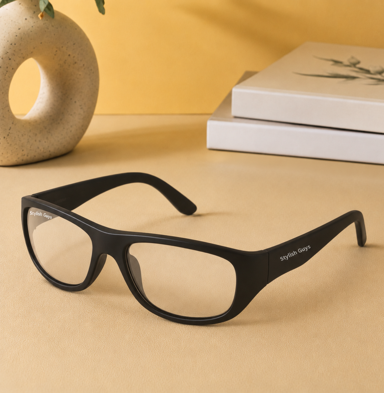 Sunglasses For Men With Clear Glass & Black Frame 2053 Sport Sunglass By Sunglasses Deal