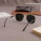 Sunglasses For Men With Black Glass & Golden Frame 1208 Square Sunglass By Sunglasses Deal
