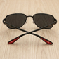 Sunglasses For Men With Black Glass & Black Frame 07 Square Polarized Sunglass By Sunglasses Deal