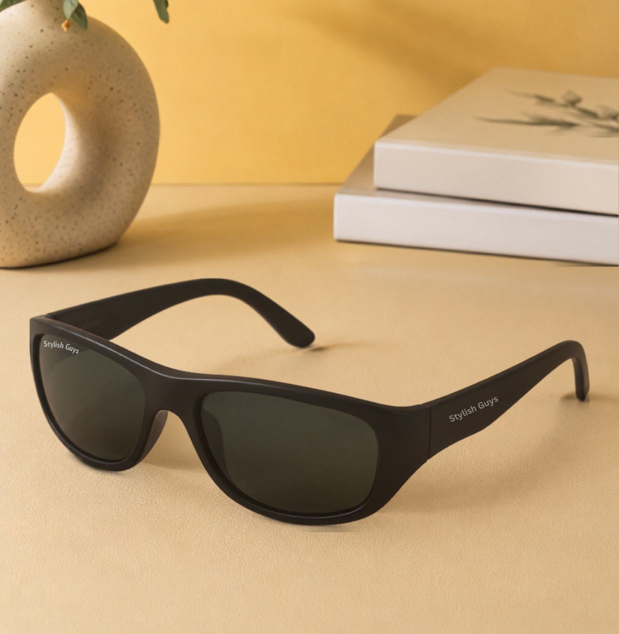 Sunglasses For Men With Black Glass & Black Frame 2053 Sport Sunglass By Sunglasses Deal