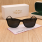 Sunglasses For Men With Black Glass & Black Frame 4708 Square Sunglass By Sunglasses Deal