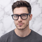 Sunglasses For Men With Clear Glass & Black Frame 2140 Wayfarer Sunglass By Sunglasses Deal
