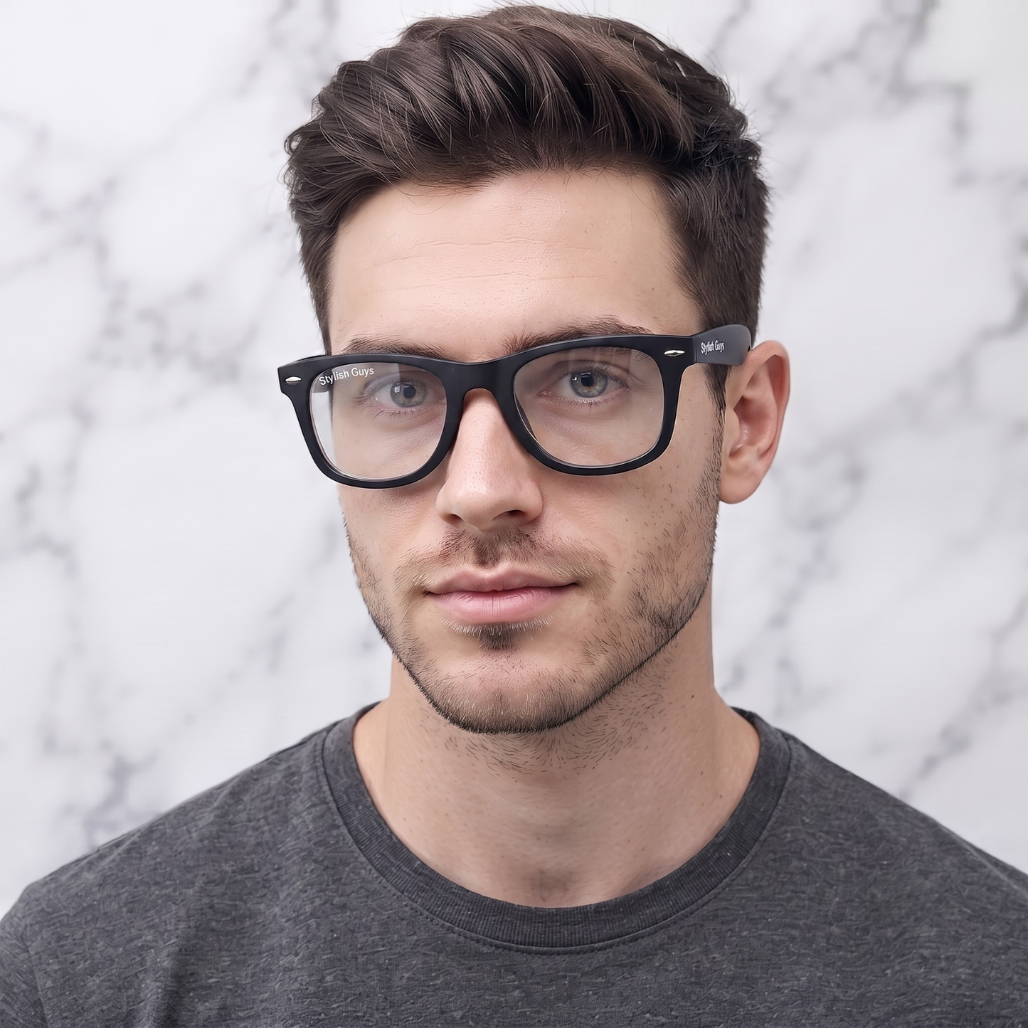 Sunglasses For Men With Clear Glass & Black Frame 2140 Wayfarer Sunglass By Sunglasses Deal