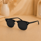 Sunglasses For Men With Black Glass & Black Frame 3016 Club Master Sunglass By Sunglasses Deal