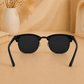 Sunglasses For Men With Black Glass & Black Frame 3016 Club Master Sunglass By Sunglasses Deal