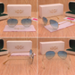 Sunglasses For Men With Blue Shade Glass & Golden Frame 3026 Aviator Sunglass By Sunglasses Deal